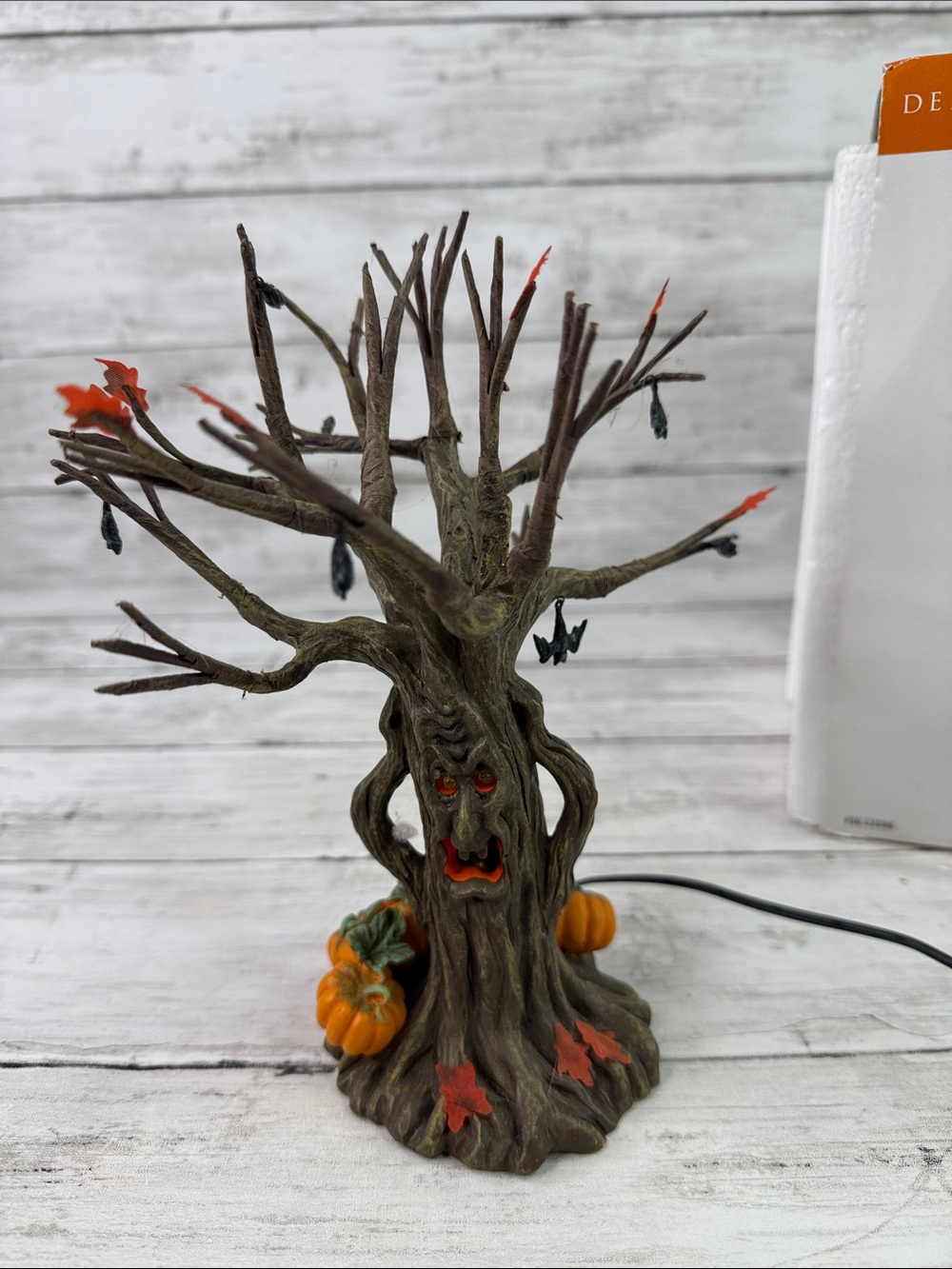 Department 56 Halloween Village Accessory Lit Spooky Tree (RETIRED 2007) -Lights